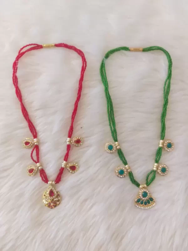 Shree Creation Cubic Zirconia Gold-plated Plated Brass Necklace