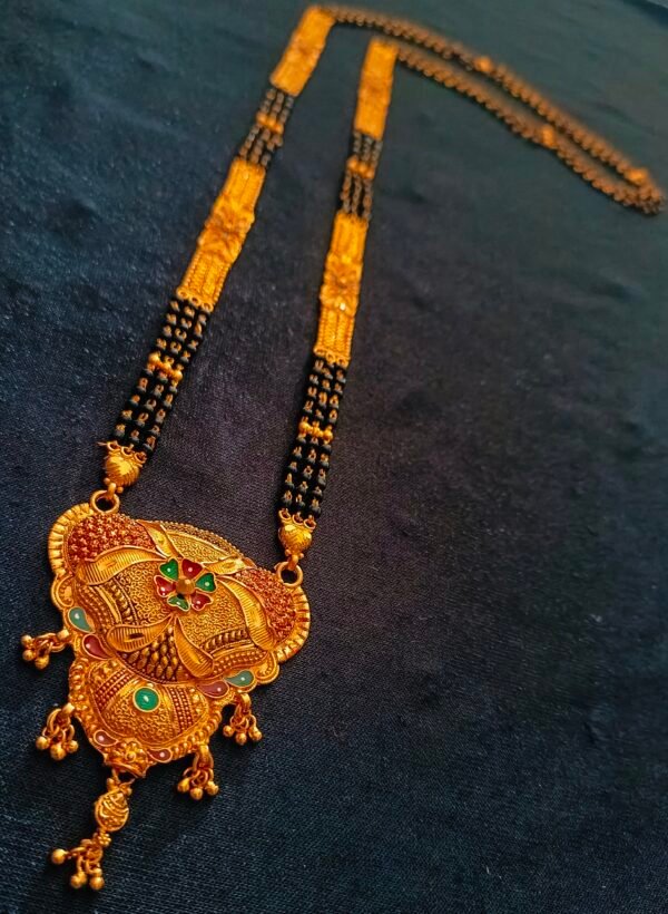 One gram gold polish plated mangalsutra