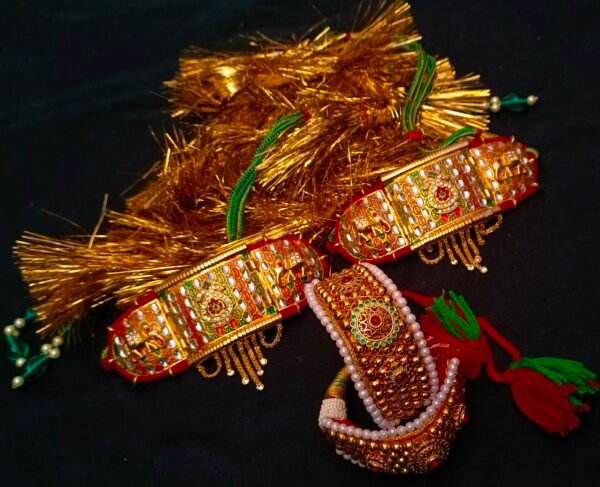 one gram gold polish plated baju pochi combo set