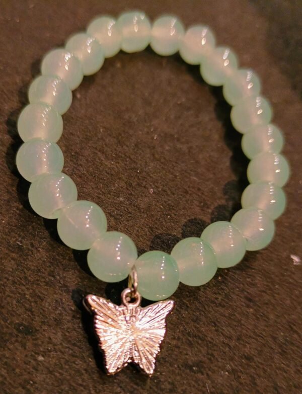 new butterfly pearl bracelet for girl