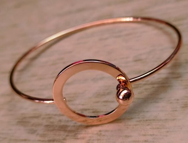 rose gold plated classy party wear bracelet for girls