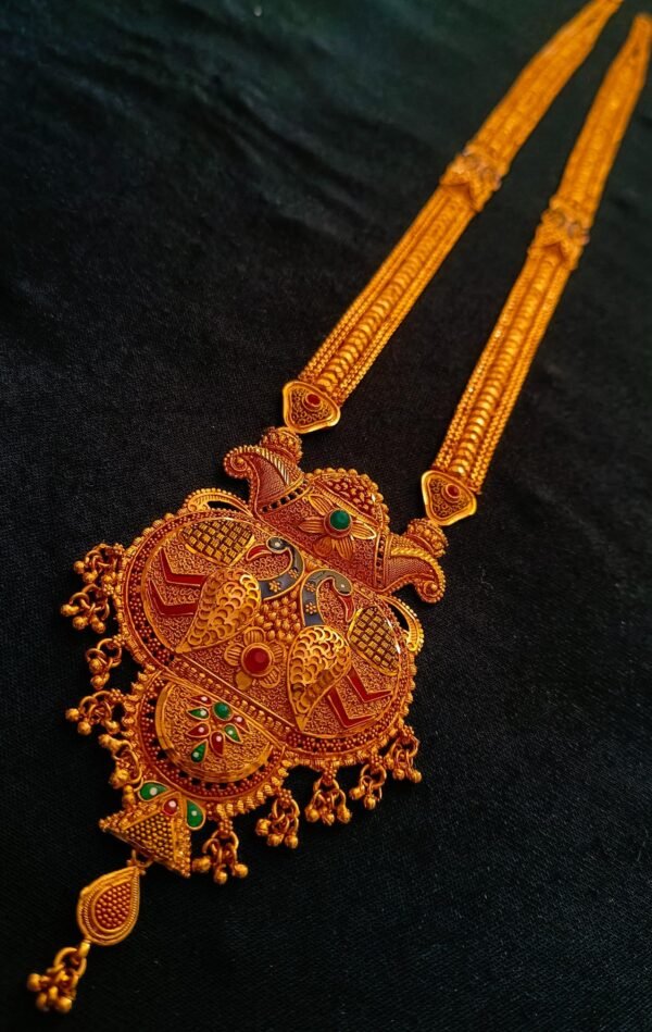 one gram gold polish plated raani haar - Image 2