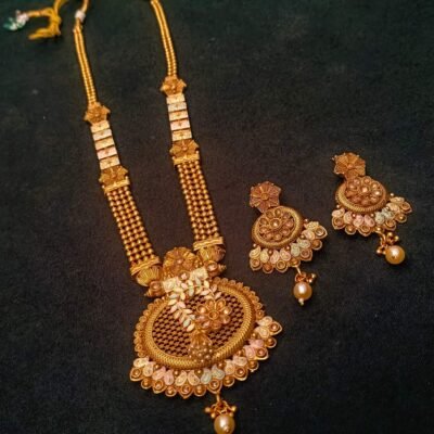 Copper Jewellery Set With Earrings