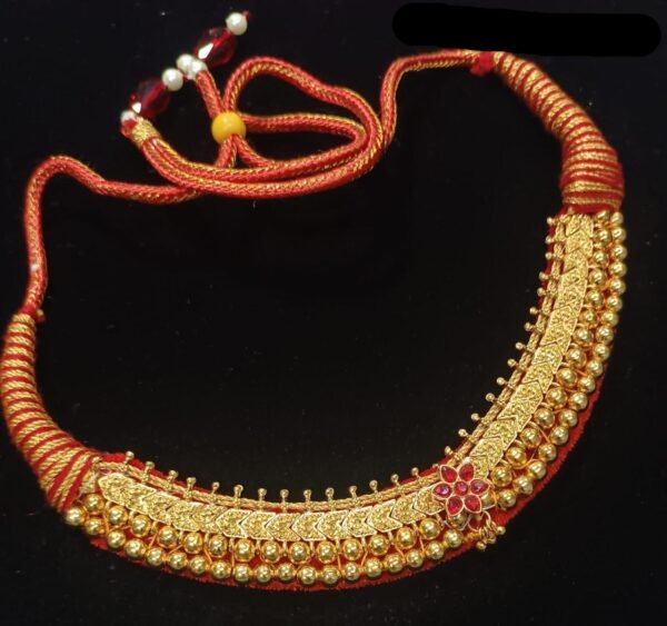One Gram Gold Polish Plated Jodhpuri Kanthi For girls and women